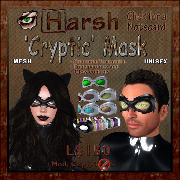 Cryptic Mask Sell